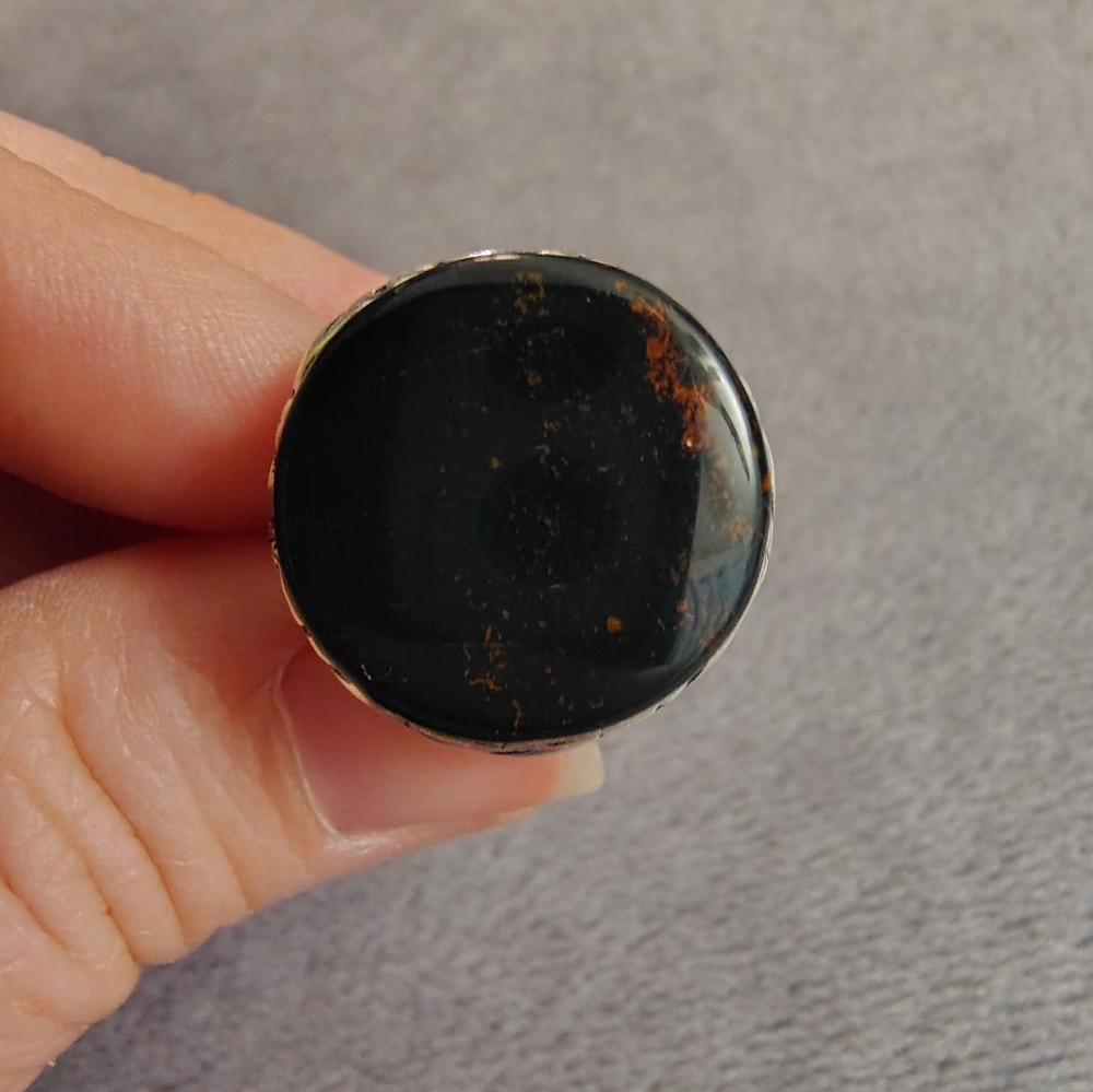 Mahogany Obsidian Statement Ring